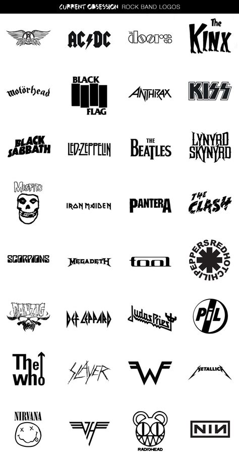 Research Into Existing Band Logos Many Just Consist Of An Interesting Font I Think A Band Logo
