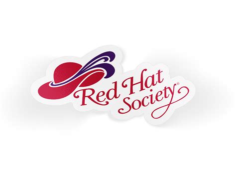 Red Hat Society Logo Sticker