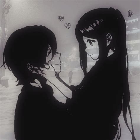 Couple Anime Pfp Aesthetic Dark