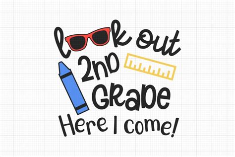 First Day Of 2nd Grade Svg Cut File