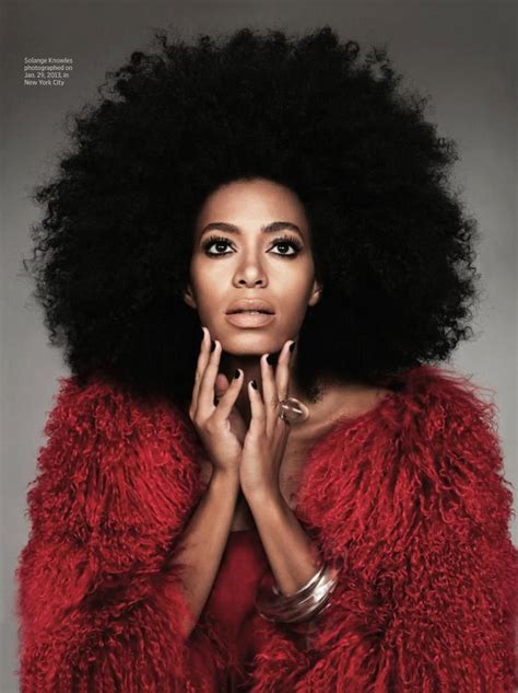 Solange The Bigger The Hair The Harder They Stare Headshot Poses