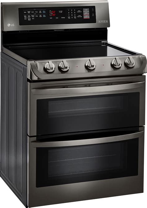 Best Buy Lg 73 Cu Ft Self Cleaning Freestanding Double Oven