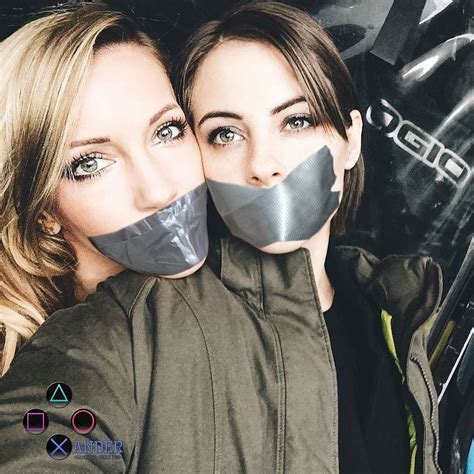Katie Cassidy And Willa Holland A Really Good Picture And They Ruined It With The Duck Tape
