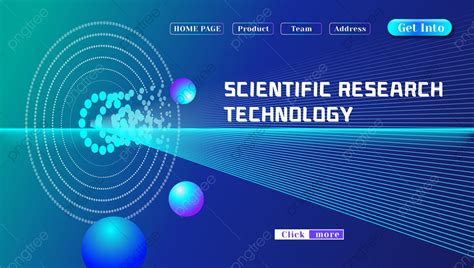 Technology Sense Gradient Line Landing Page Template Download On Pngtree
