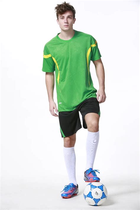 2016 New Style Mens Soccer Uniforms Adult Mens Short Sleeve Soccer