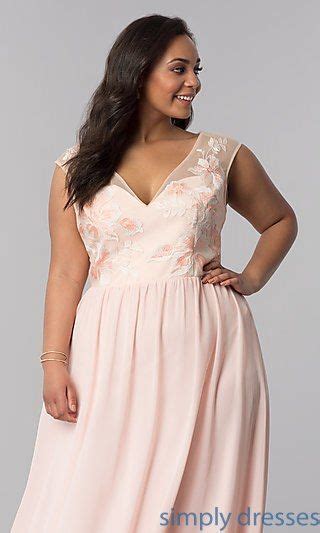 Long Blush Pink V Neck Plus Size Prom Dress Pink Long Dress Pink