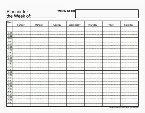 7 Employee Weekly Time Planner Sampletemplatess Sampletemplatess