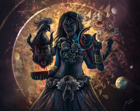 Kaali Concept Art Indian Goddess Kali Kali Goddess Saraswati Goddess