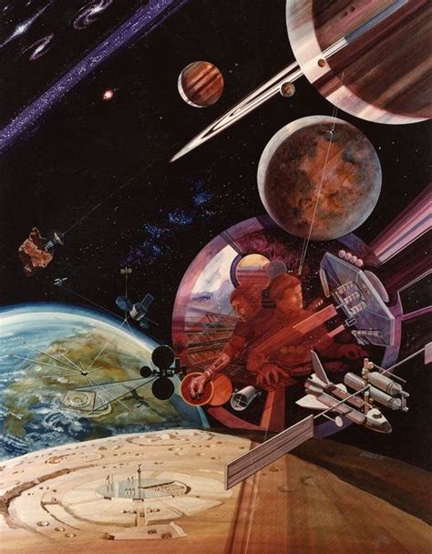 A 1980 Illustration By Rick Guidice Commissioned By Nasa As Theme Art