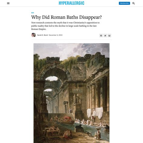 Why Did Roman Baths Disappear — Arena