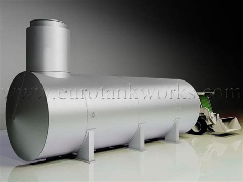 Horizontal Cylindrical Steel Tank Capacity 30 Cbm Eurotankworks
