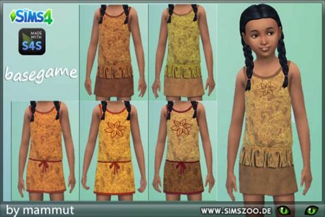 Blackys Sims 4 Zoo Indian Dress By Mammut • Sims 4 Downloads