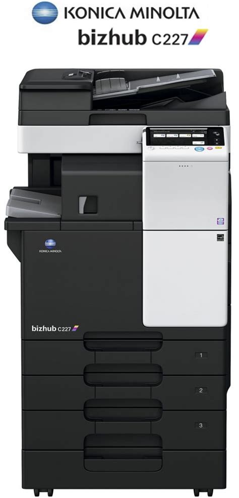 Color multifunction and fax, scanner, imported from developed countries.all files below provide automatic driver installer ( driver for all windows ). Impresora Fotocopiadora Konica Minolta color Bizhub C227 ...