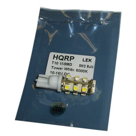 Hqrp 15 Leds Car Bulb Wedge Socket T10 W5w Signal Light Light Bulbs