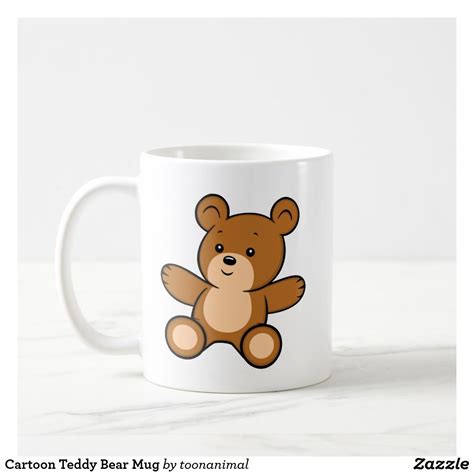Cartoon Teddy Bear Mug Mugs Cute Mugs Cute Coffee Mugs