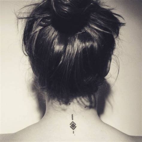 The Mark Back Of Neck Tattoo Neck Tattoos Women Tattoos For Women