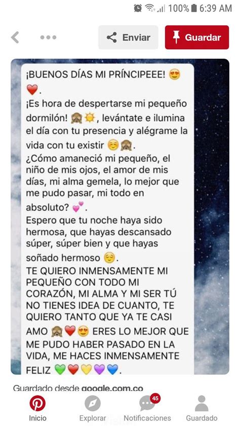 Testamentos🌻 Mensajes De Texto De Amor Mensaje De Amor Para Novio