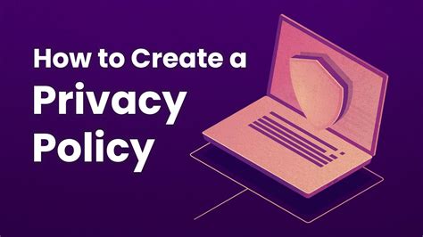 How To Create A Privacy Policy For Your Website Youtube