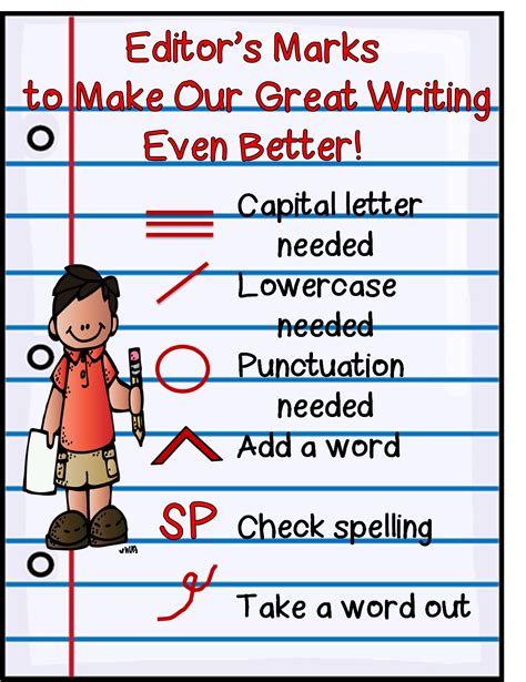 Editing Marks For Kids