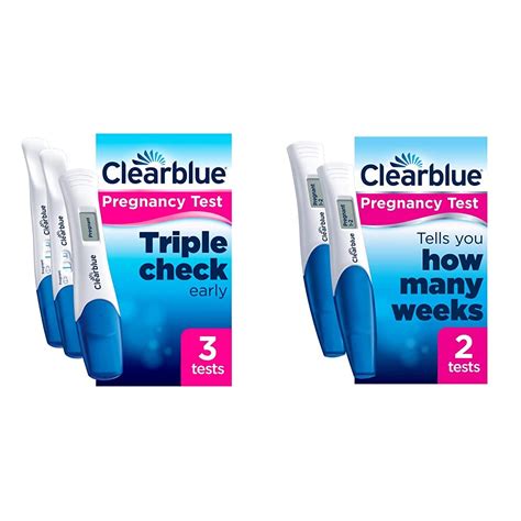 Buy Clearblue Pregnancy Test Ultra Early Triple Check Combo Pack Kit