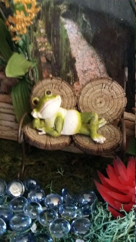Fairy Garden Miniature Frog Resin For Your Fairy Garden Etsy
