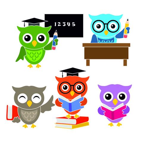School Owl Teacher Cuttable Design Svg Png Dxf And Eps Designs Etsy Canada