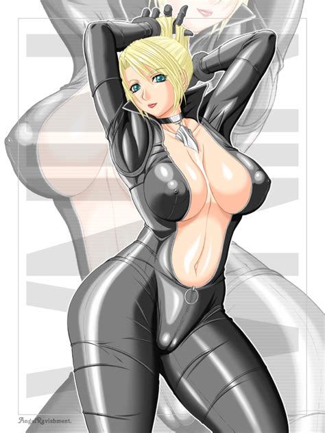 Rule 34 Areolae Arms Up Artist Request Blonde Hair Bodysuit Breasts Cameltoe Center Opening