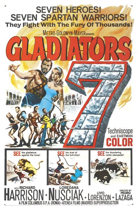 Affiche du film Les sept gladiateurs Photo 1 sur 1 AlloCiné