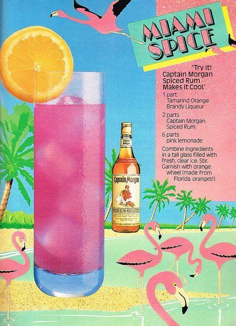 Image Result For 80s Cocktail Ideas Miami Spice Spiced Cocktail 80s Birthday Parties