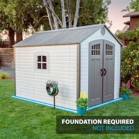Lifetime Products 8 Ft X 10 Ft Lifetime Storage Shed Gable Resin
