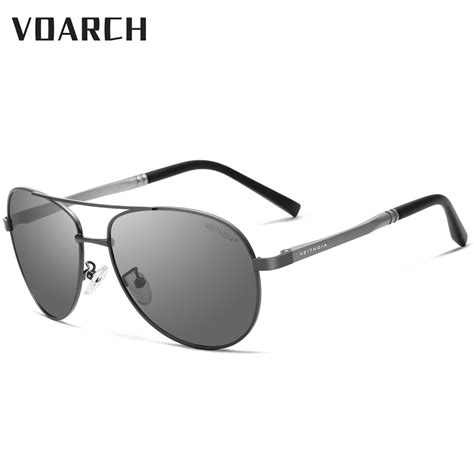 Voarch 2021 Uv400 Pilot Yurt Sun Glasses Men Polarized Sunglasses Brand Logo Design Driving
