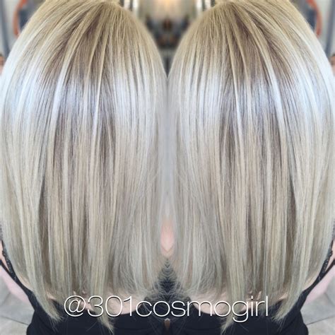Todays Hair Was A Success This Beautiful Pearl Blonde Is Perfect For Summer Hair By