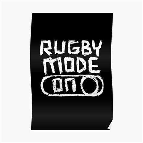 Rugby Mode On For The Irish Rugby Season Poster For Sale By