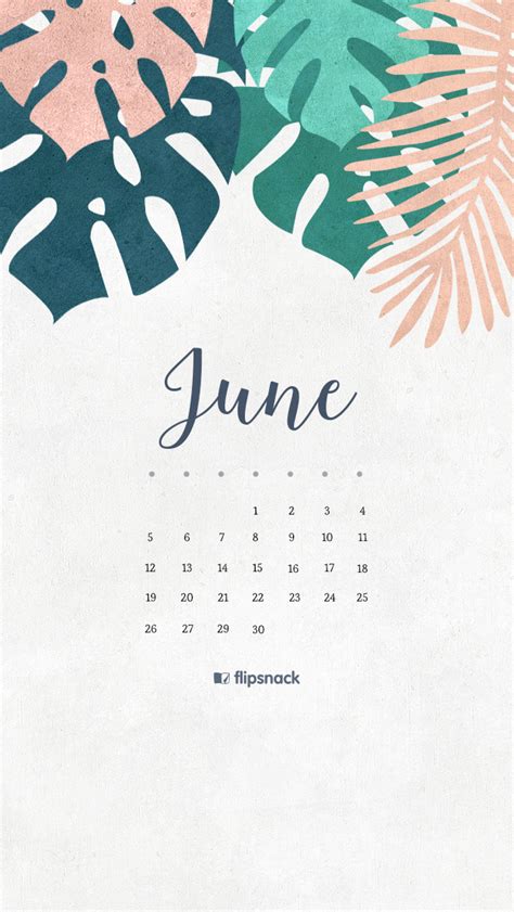 Free Download June 2016 Free Calendar Wallpaper Desktop Background