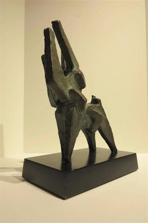 Vincent Cavallaro Untitled Abstract Expressionist Bronze Modernist