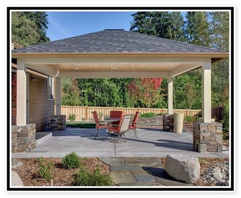 Standing seam metal roong panel (color selection by owner). Patio Cover Plans Free Standing - Patio Furniture : Home ...