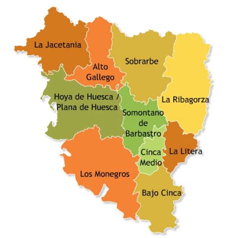 Lista 90 Foto Mapa De La Provincia De Huesca Con Sus Pueblos Lleno