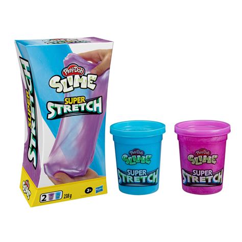 Play Doh Slime Super Stretch 2 Pack Assortment Play Doh