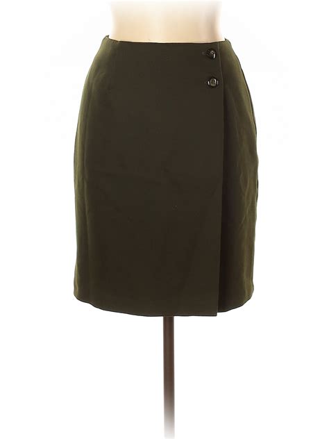 Briggs New York Women Green Casual Skirt 10 Ebay