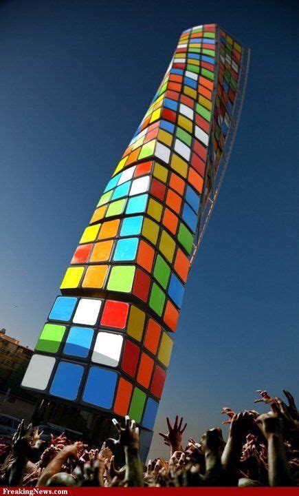Cool Cube Tower Rubix Cube Cool Cube Rubiks Cube