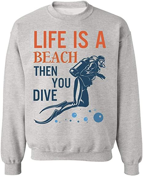 Life Is A Beach Then You Dive Master Scuba Diver Diving Instructor