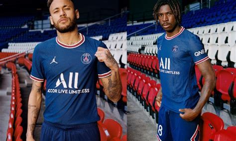 Paris Saint-Germain 2021/22 Jordan Home Kit - FOOTBALL FASHION in 2021