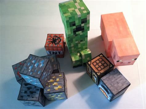 Minecraft Papercraft Algumas Coisas