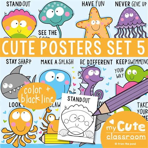 Cute Classroom Posters — From The Pond