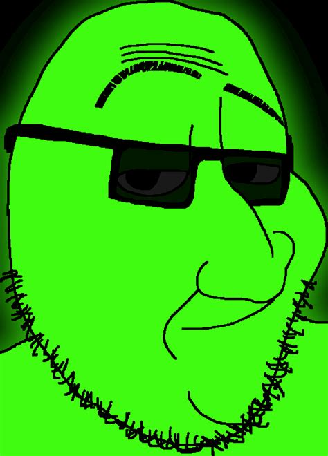 Soybooru Post 30808 Blackbackground Closedmouth Glasses Glowie Glowing Glownigger Green