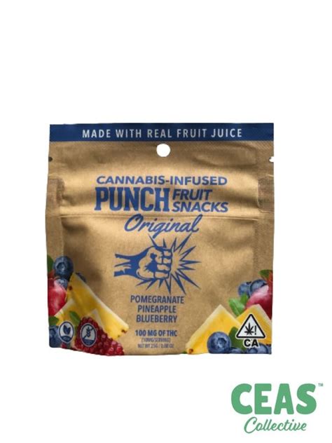 Fruit Snacks Original Collection 100mg Punch Edibles Ceas
