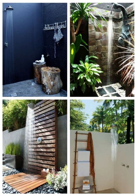 50 Beautiful Outdoor Shower Design Ideas