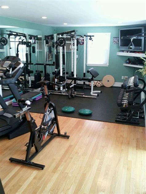 The garage was once a dedicated space for our cars, but because of the amount of clutter we amass in our lives and the growth in the size of the average car, we very rarely use them for their intended purpose. Garage Gym Inspirations & Ideas Gallery Pg 3 - Garage Gyms