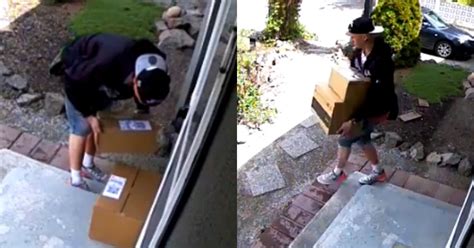 Video Camera Catches Thief Stealing Packages From A Kelowna Home
