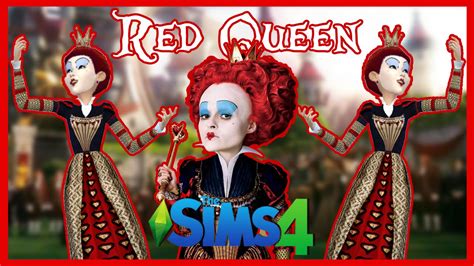 ♦ The Sims 4 Create A Sim Red Queen Alice In Wonderland ♦